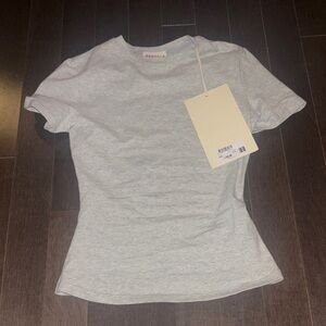 Adanola Light Gray Short Sleeve Tee